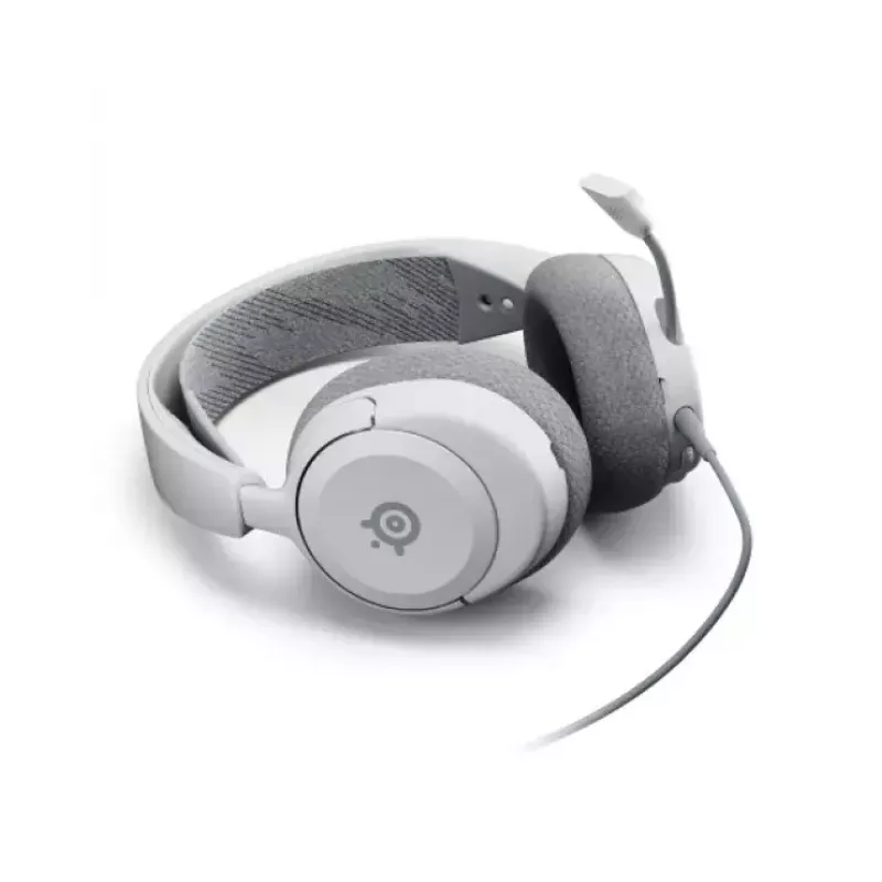 SteelSeries Arctis Nova 1 61607 auriculares para juegos con cable, conector jack de 3,5 mm, micrófono con brazo, blanco