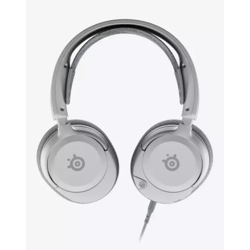 SteelSeries Arctis Nova 1 61607 auriculares para juegos con cable, conector jack de 3,5 mm, micrófono con brazo, blanco