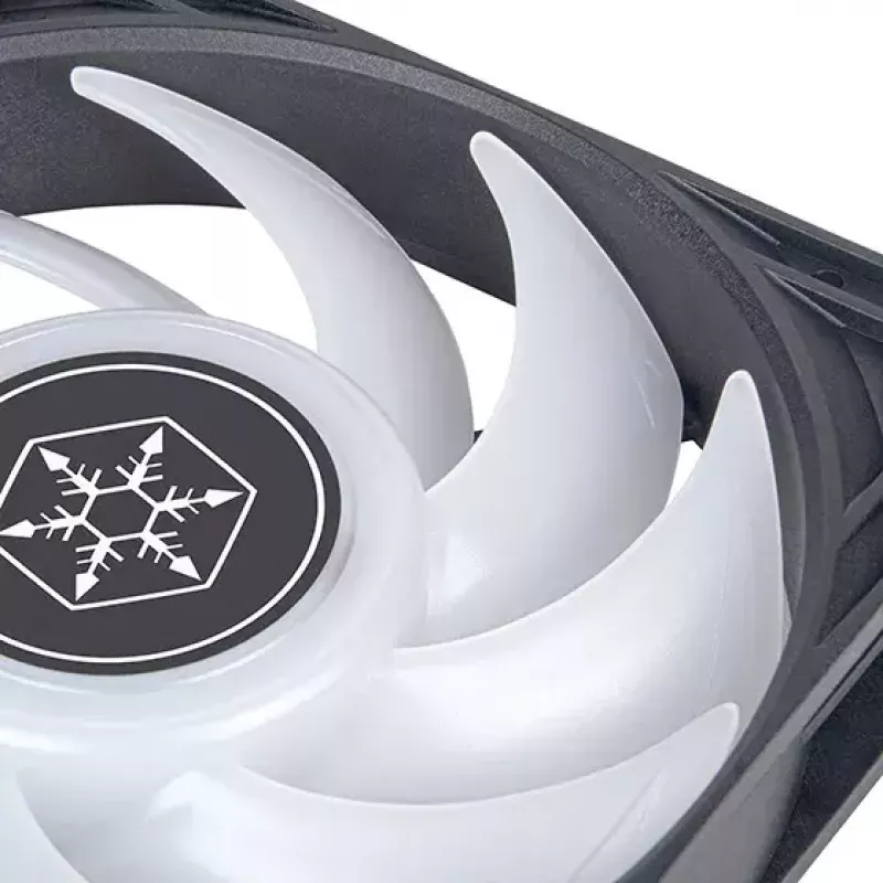 Ventilador Silverstone VISTA 120 ARGB 12 cm negro 2000 RPM FDB