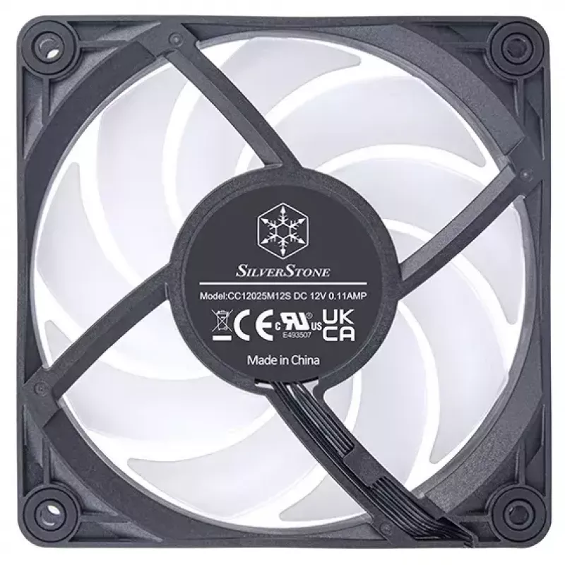 Ventilador Silverstone VISTA 120 ARGB 12 cm negro 2000 RPM FDB