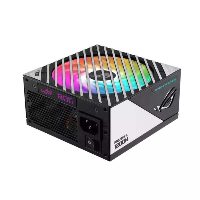 Fuente de alimentación ASUS ROG -LOKI-1200T-SFX-L-GAMING 1200 W 20+4 pin ATX negra, plateada
