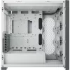 Caja para PC CORSAIR iCUE 5000X RGB - Tempered Glass Mid-Tower ATX Smart - blanca