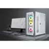 Caja para PC CORSAIR iCUE 5000X RGB - Tempered Glass Mid-Tower ATX Smart - blanca