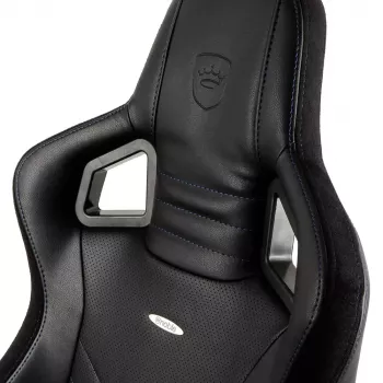 Silla gaming noblechairs EPIC con asiento acolchado negra 120 kg