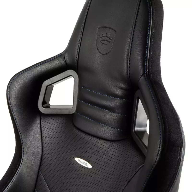 noblechairs EPIC NBL-PU-BLU-002 silla para juegos, negro/azul