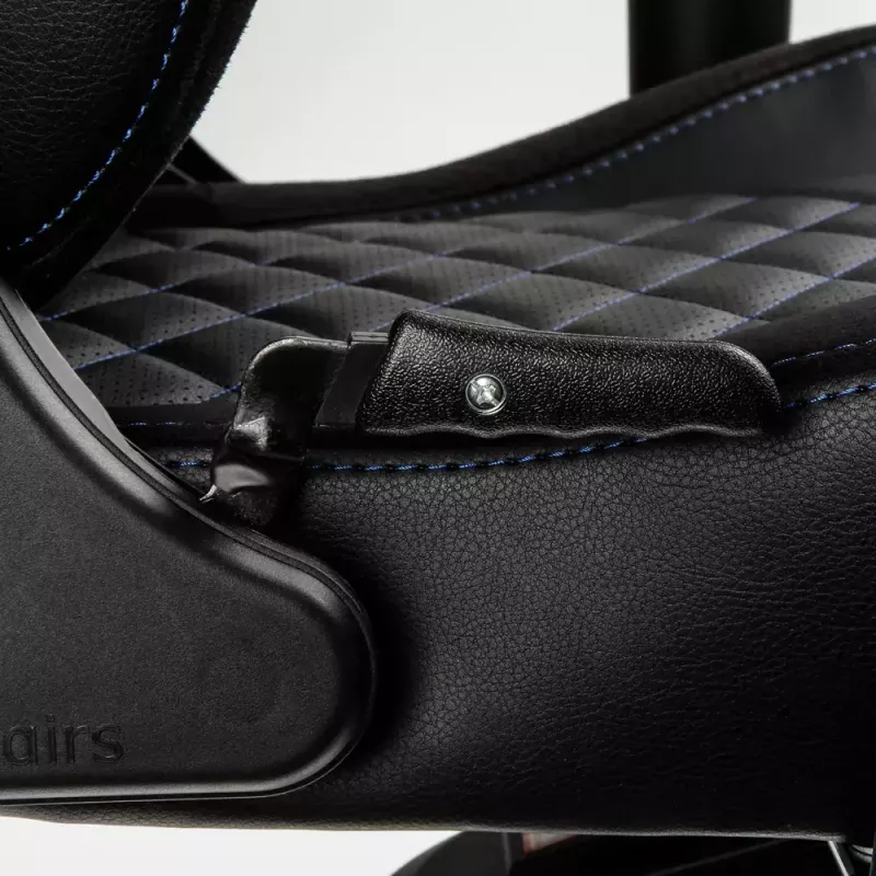 noblechairs EPIC NBL-PU-BLU-002 silla para juegos, negro/azul