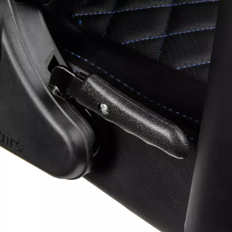 noblechairs EPIC NBL-PU-BLU-002 silla para juegos, negro/azul