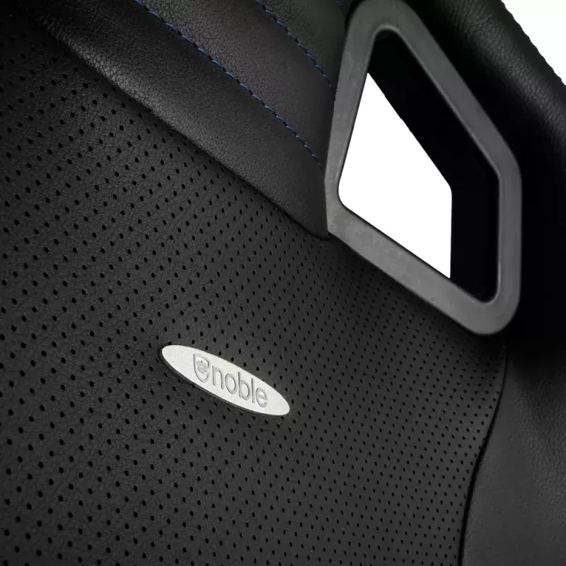 noblechairs EPIC NBL-PU-BLU-002 silla para juegos, negro/azul