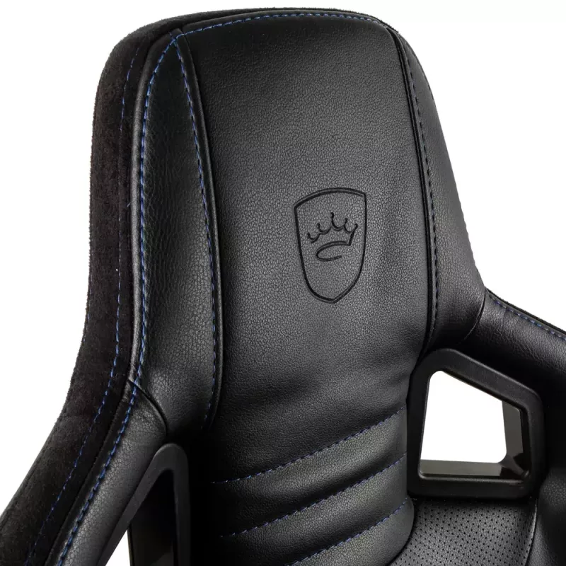 noblechairs EPIC NBL-PU-BLU-002 silla para juegos, negro/azul