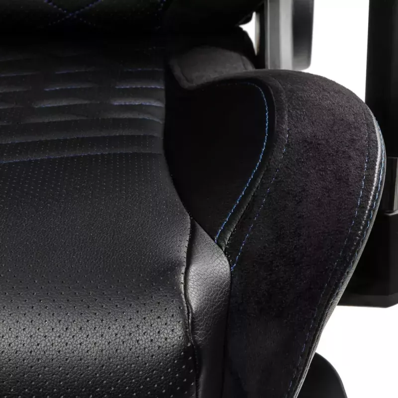 noblechairs EPIC NBL-PU-BLU-002 silla para juegos, negro/azul