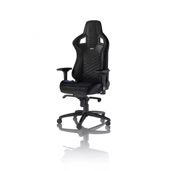 Silla gaming noblechairs EPIC con asiento acolchado negra 120 kg