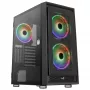 Caja de ordenador Aerocool GRAPHITEV3 3 ventiladores ARGB de 14 cm