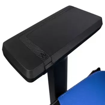 Silla gaming Nitro Concepts X1000 con asiento acolchado negra azul 135 kg