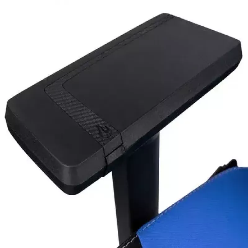 Nitro Concepts X1000 NC-X1000-BB silla gaming para PC, asiento tapizado, negro/azul (Galactic Blue)