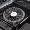 SilverStone SST-NT07-1700 disipador de aire para CPU de perfil bajo, 80 mm, 1500–3600 rpm, negro