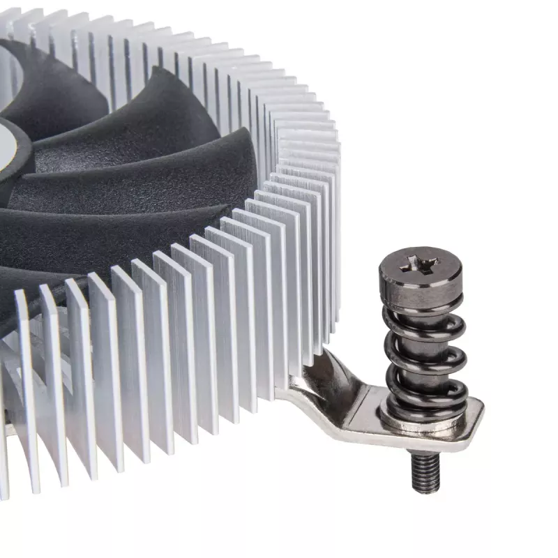 SilverStone SST-NT07-1700 disipador de aire para CPU de perfil bajo, 80 mm, 1500–3600 rpm, negro