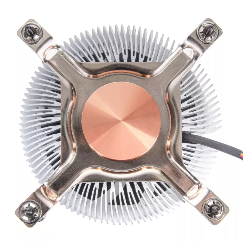SilverStone SST-NT07-1700 disipador de aire para CPU de perfil bajo, 80 mm, 1500–3600 rpm, negro