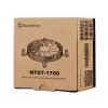 SilverStone SST-NT07-1700 disipador de aire para CPU de perfil bajo, 80 mm, 1500–3600 rpm, negro