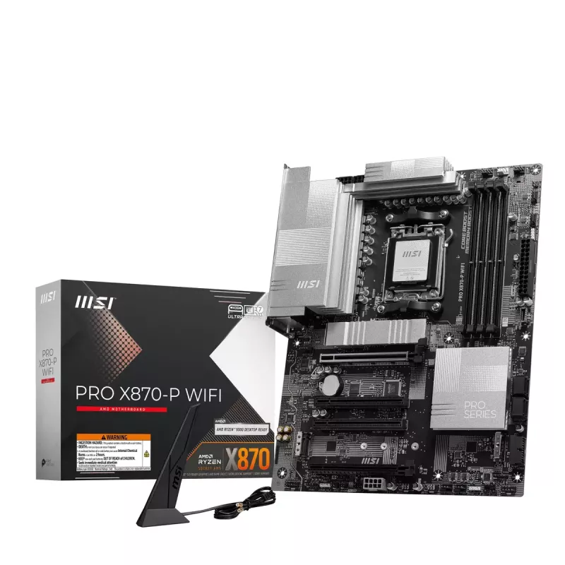 Placa base MSI PRO X870-P WIFI, AMD X870, zócalo AM5, ATX