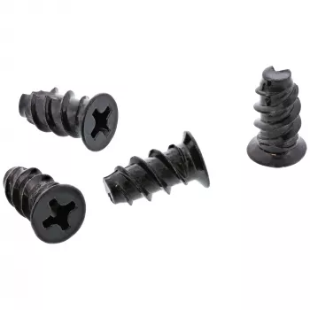 Tornillos para ventilador InLine 5,0x10,0mm negros 50 uds.