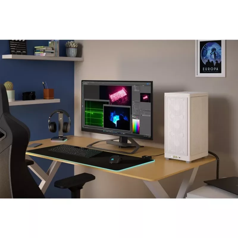 Caja de PC Corsair 2000D AIRFLOW Small Form Factor blanca