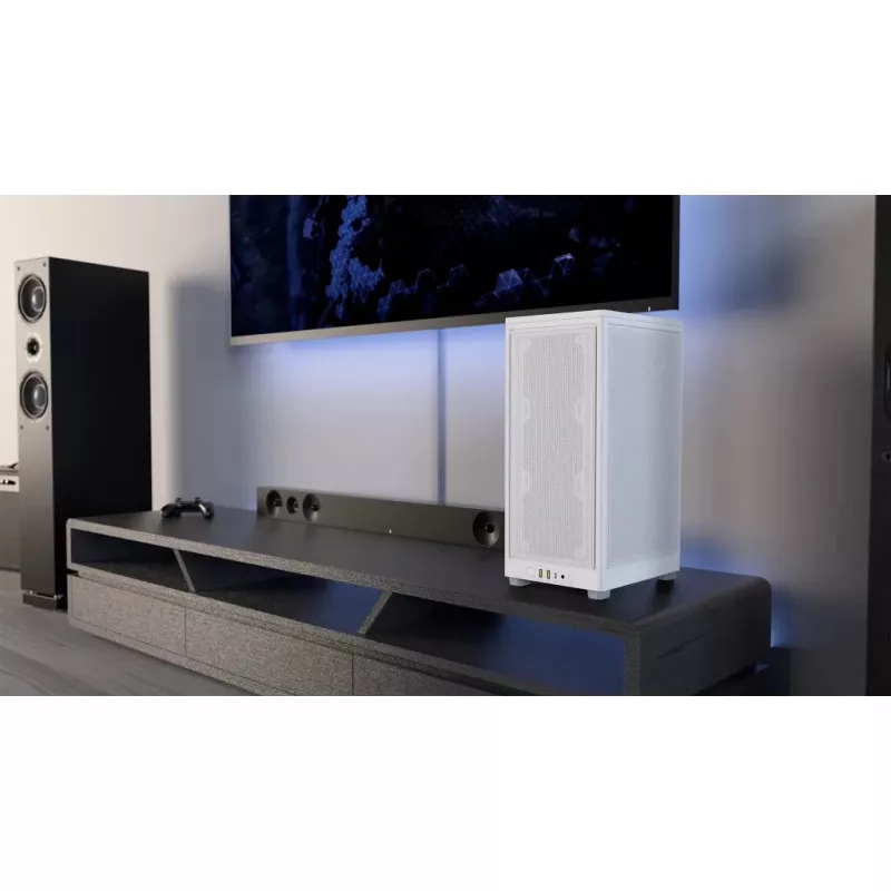 Caja de PC Corsair 2000D AIRFLOW Small Form Factor blanca