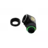 Conector de refrigeración líquida para CPU/GPU BitsPower BP-MBE90RML latón adaptador giratorio 90° con rosca de 1/4 de pulgada negro