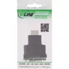 Adaptador InLine HDMI a DVI conector macho / conector hembra 24+1 dorado, 4K2K