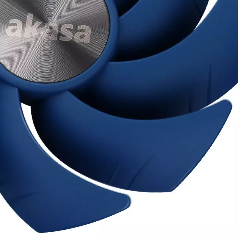 Ventilador Akasa ALUCIA SC ventilador para procesador 14 cm negro azul rodamiento hidrodinámico