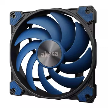 Ventilador Akasa ALUCIA SC ventilador para procesador 14 cm negro azul rodamiento hidrodinámico
