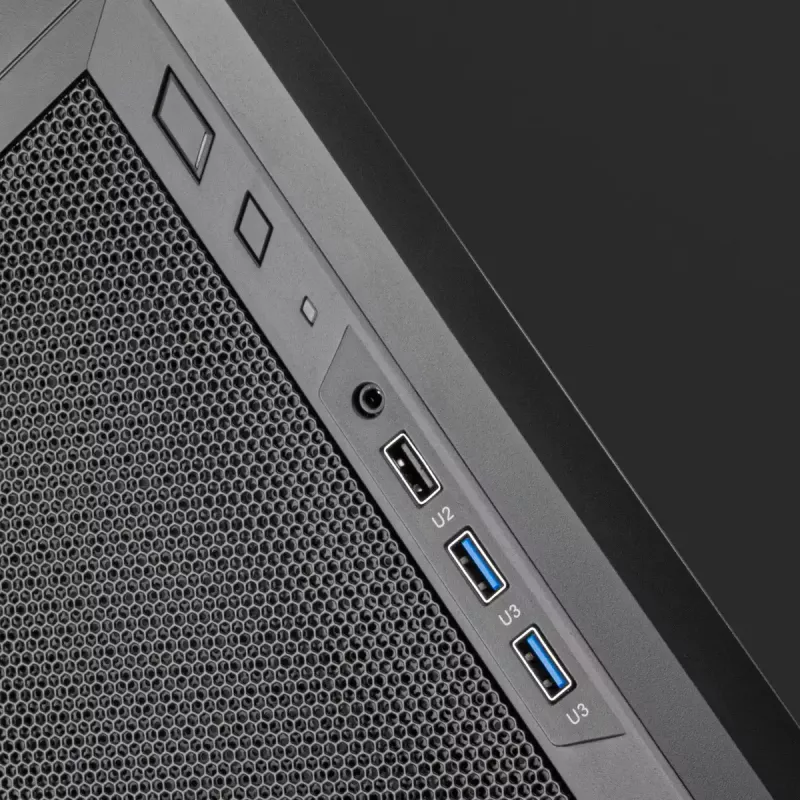 Caja de PC Silverstone FARA 311 Micro ATX, negra