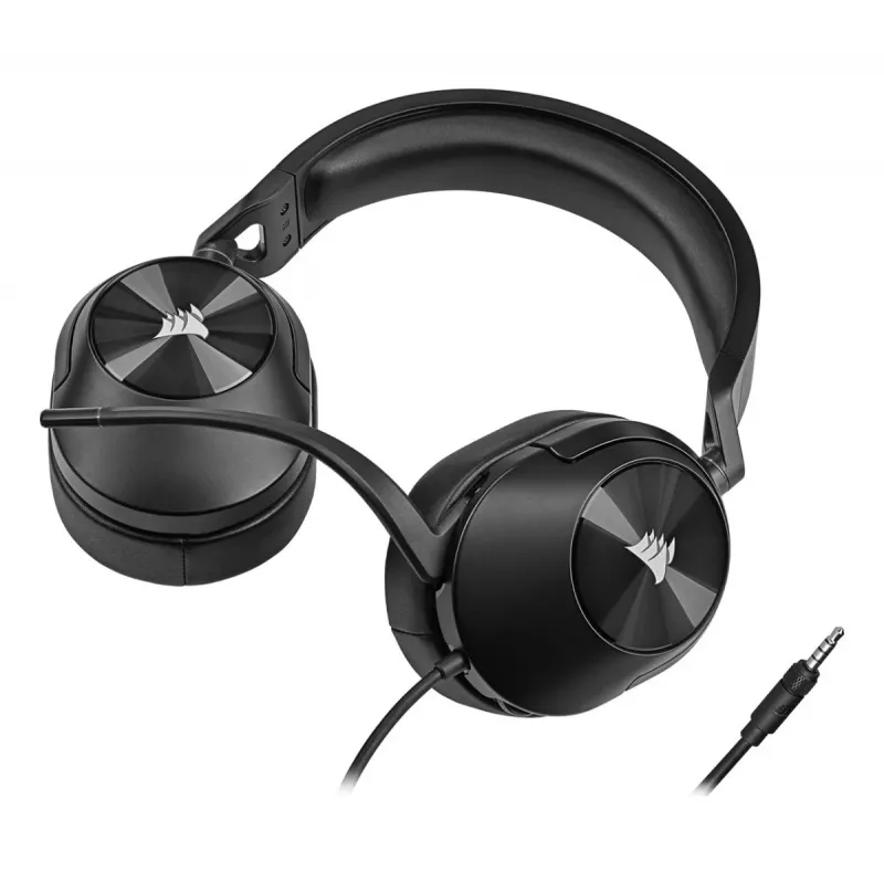 Auriculares gaming CORSAIR Hs55 – 3,5 mm – estéreo – carbono