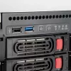 SilverStone SST-RM43-320-RS caja de servidor rack 4U, E-ATX / SSI EEB, 20x 3,5″ SATA/SAS Hot-Swap, negra
