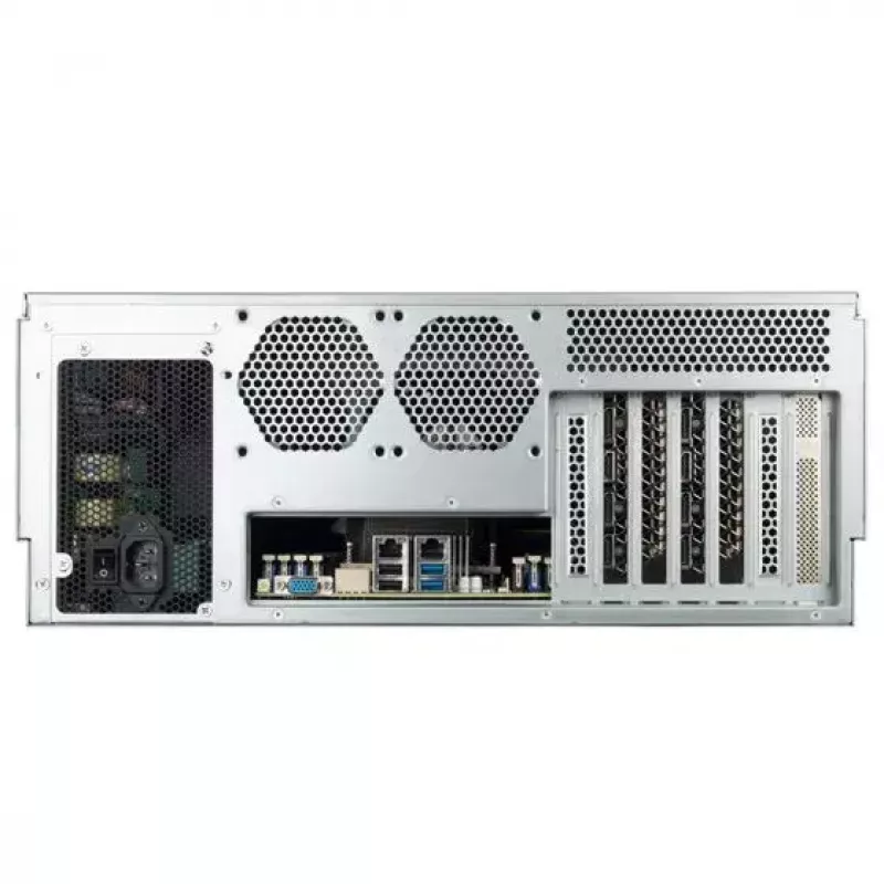 SilverStone SST-RM43-320-RS caja de servidor rack 4U, E-ATX / SSI EEB, 20x 3,5″ SATA/SAS Hot-Swap, negra