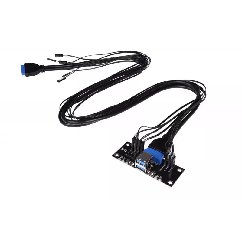 Alphacool ES panel E/S frontal con USB 3.0 y juego de cables para cajas de servidor (25057)
