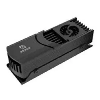 Disipador para SSD M.2 Akasa Gecko Pro LX A-M2HS04-BK — disipador de aluminio para unidades M.2 de una cara