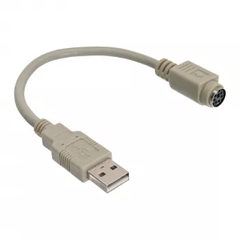 Cable adaptador USB USB Type-A macho / PS/2 hembra InLine 33102
