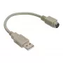 Cable adaptador USB USB Type-A macho / PS/2 hembra InLine 33102
