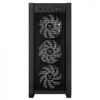 Caja de PC ASUS TUF Gaming GT302 ARGB Midi Tower Negro — cristal templado, 3x140mm frontal + 1x140mm trasero, USB-C