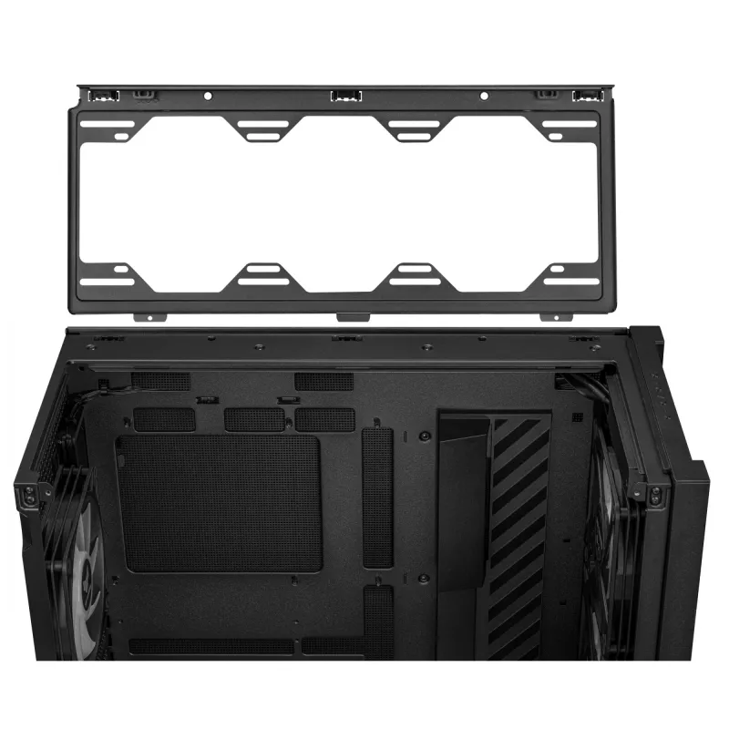 ASUS TUF Gaming GT302 ARGB 90DC00I0-B19000 caja de PC Midi Tower, E-ATX, cristal templado, 4 ventiladores ARGB de 120 mm, negra