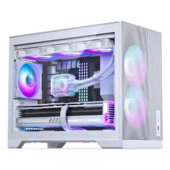 Caja de PC Phanteks XT M3 RGB Micro Tower blanca