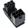 Adaptador de alimentación interno InLine 180° ATX conector macho conector hembra negro 26636E