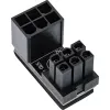 Adaptador de alimentación interno InLine 180° ATX conector macho conector hembra negro 26636E