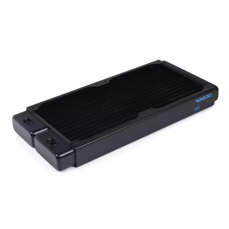 Alphacool NexXxoS HPE-30 14376 radiador de cobre completo de 240 mm, negro
