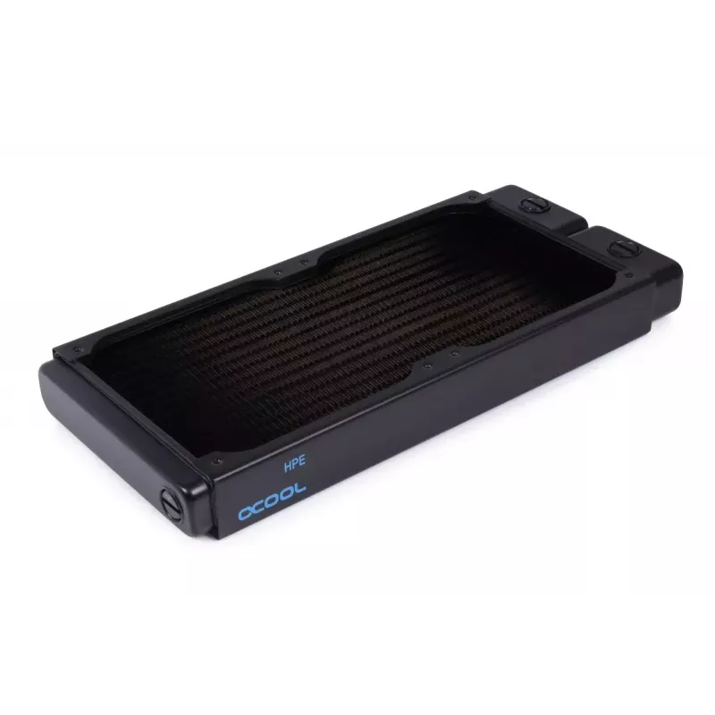 Alphacool NexXxoS HPE-30 14376 radiador de cobre completo de 240 mm, negro
