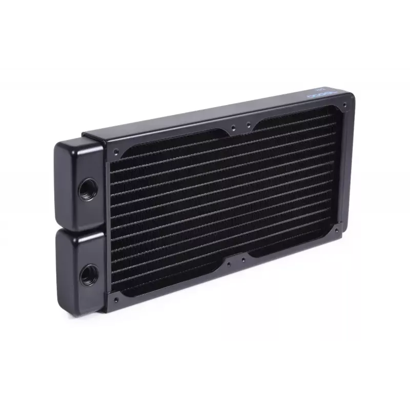 Alphacool NexXxoS HPE-30 14376 radiador de cobre completo de 240 mm, negro