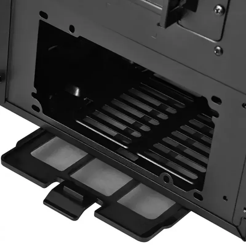 Carcasa de PC Silverstone SST-KL07B-E torre negra