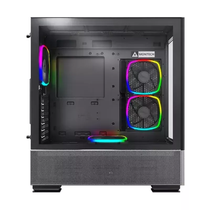 Carcasa de PC Montech SKY TWO torre Midi negra