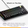 Teclado gaming mecánico GLORIOUS GMMK 3 PRO HE 75%, Cableado, USB, QWERTY, RGB, Negro