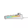 Teclado mecánico GLORIOUS GMMK 3 PRO 65% Barebones cableado Plata — 65% USB RGB, cable de 2 m